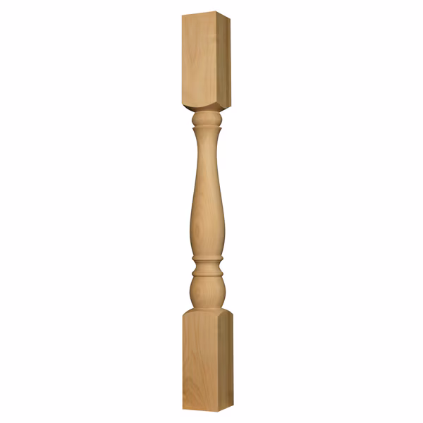 40 1/2 x 4 Extended Atlanta Island Leg in Black Walnut